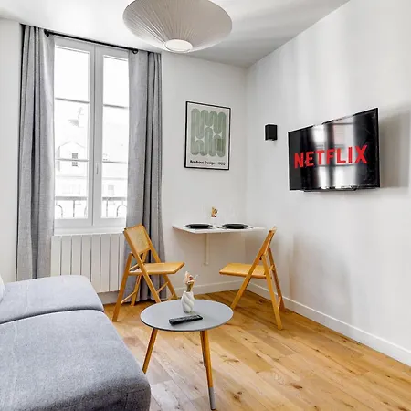 아파트 Bm Rue Charlot Compact & Chic Pour 2 파리